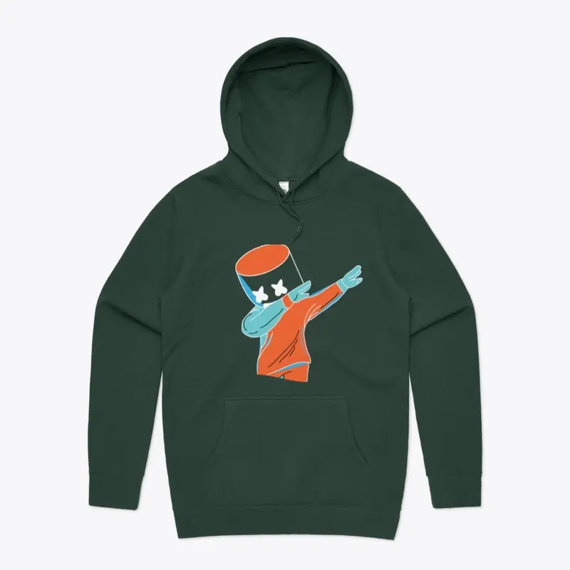 Minimal marsh hoodie design